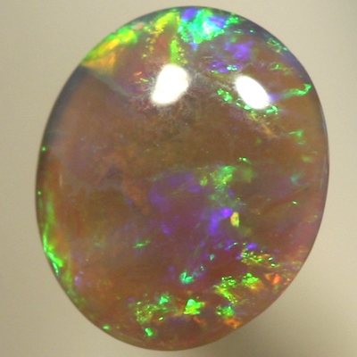 SOLID CRYSTAL OPAL The brightest green and gold fire